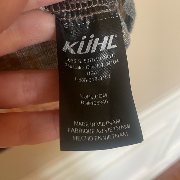 KUHL cotton-linen blend button-down short sleeve shirt. - Picture 9 of 15